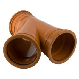 Product image for Underground 45° Equal Junction Triple Socket 160mm