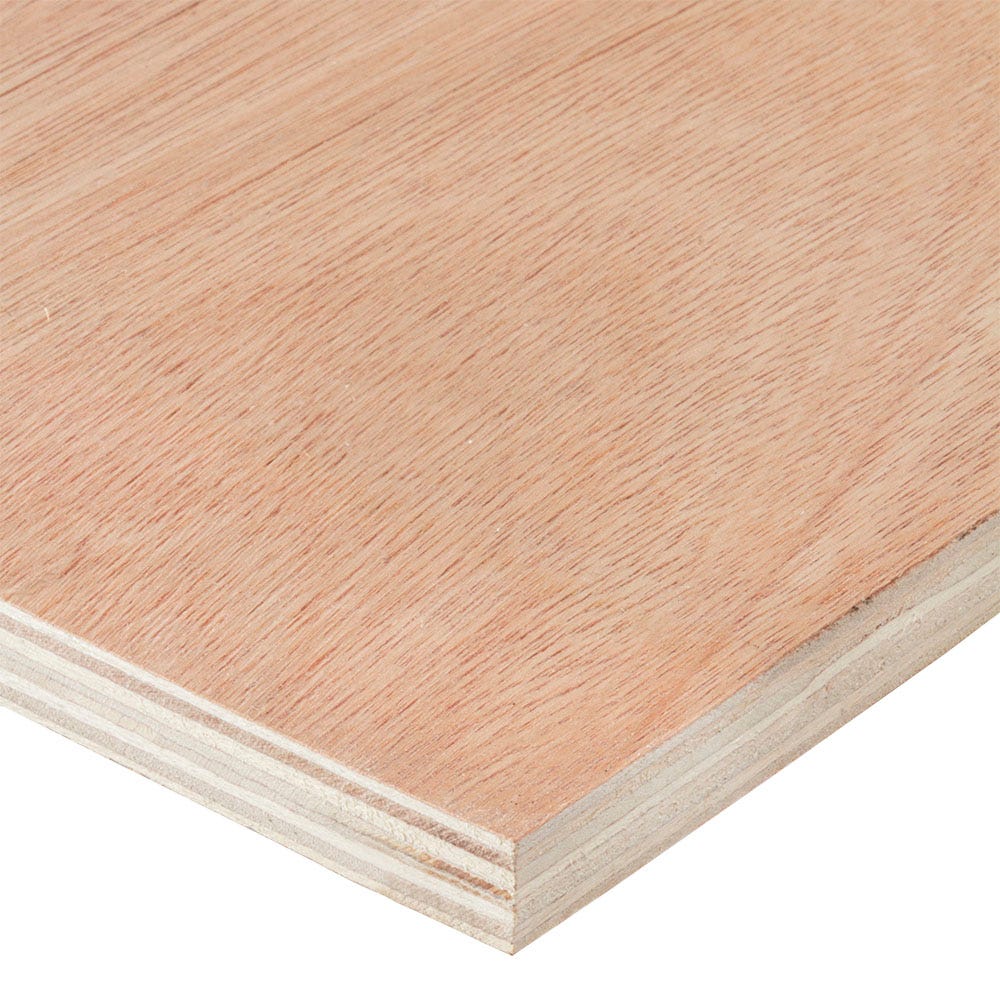 Product image for 12mm Hardwood External Grade Plywood B/BB 2440mm X 1220mm (8' X 4')