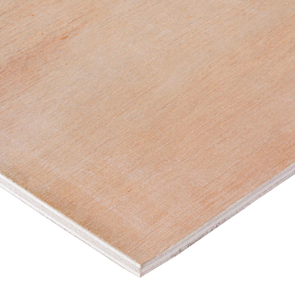 Product image for 5.5mm Hardwood External Grade Plywood B/BB 2440mm X 1220mm (8' X 4')