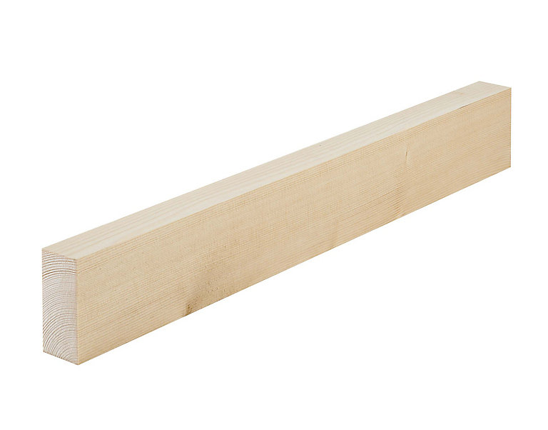 Product image for Smooth Planed Square edge Timber (L)2.1m (W)94mm (T)28mm, Pack of 6