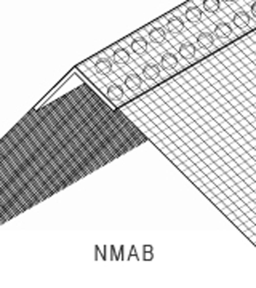 Product image for Noseless Speed Pro PVC Mesh Angle Bead White 2500mm