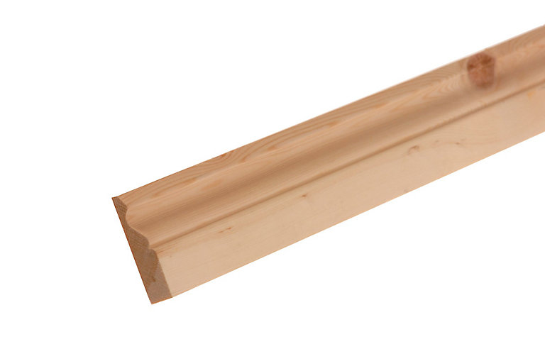 Product image for GoodHome Natural Pine Ogee Architrave (L)2.1m (W)58mm (T)15mm