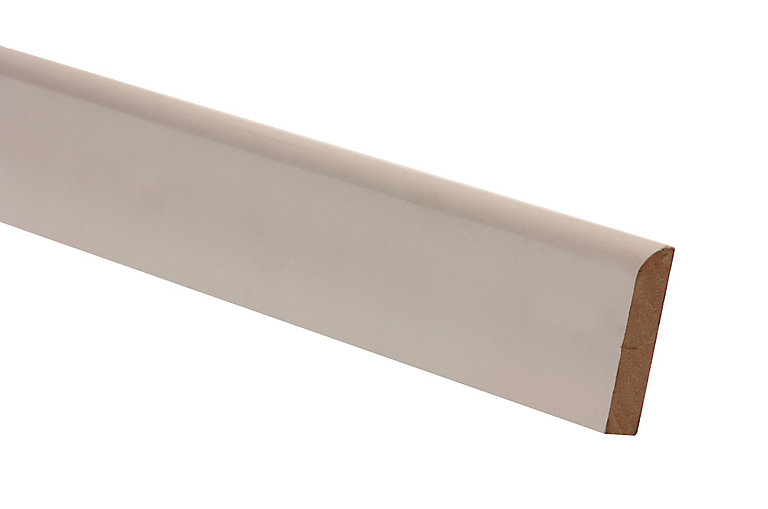 Image of Primed White MDF Bullnose Architrave (L)2.1m (W)44mm (T)14.5mm, Pack of 5