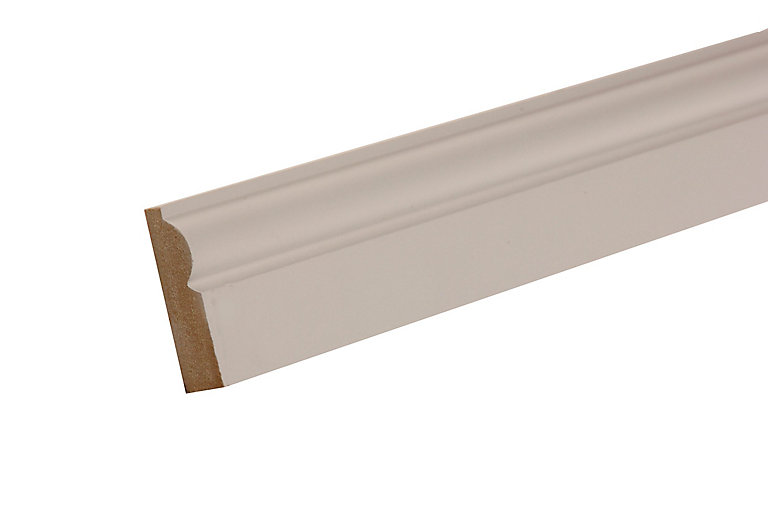 Image of Primed White MDF Torus Architrave (L)2.1m (W)69mm (T)18mm