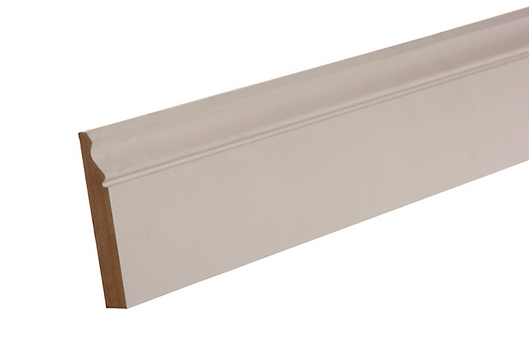 Product image for GoodHome White MDF Ogee Architrave (L)2.1m (W)69mm (T)18mm