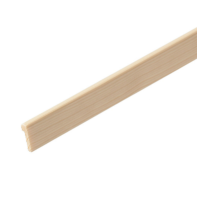 Product image for Pine Hockey stick Moulding (L)2.4m (W)26mm (T)8mm