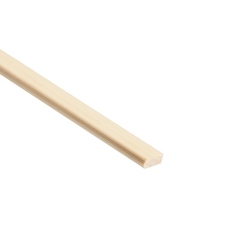 Product image for Pine Parting bead Moulding (L)2.4m (W)20.5mm (T)8mm