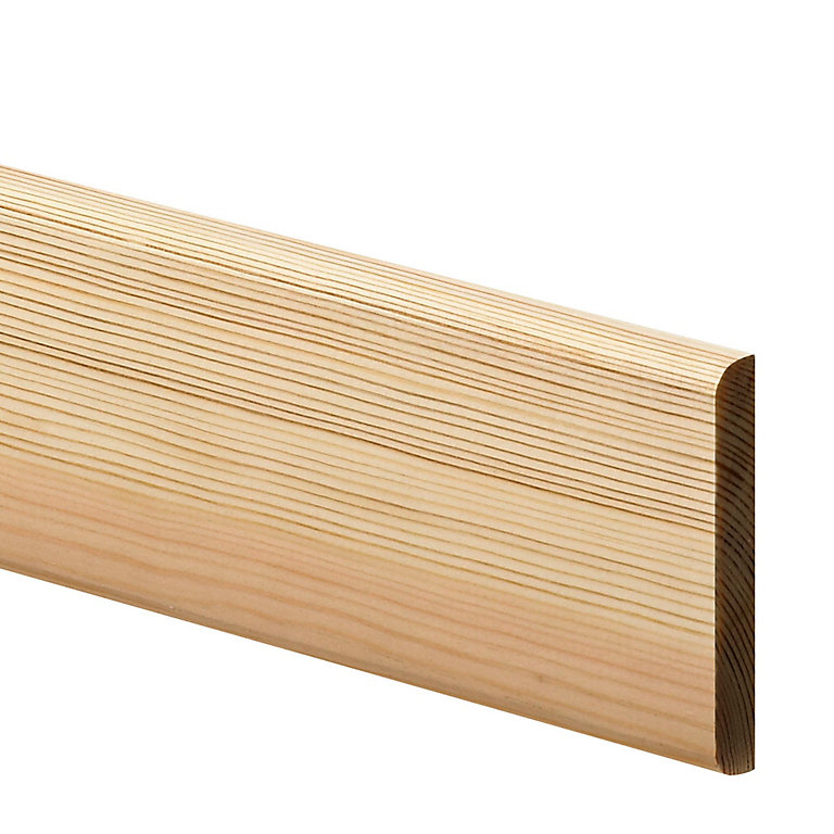 Product image for Metsä Wood Pine Bullnose Architrave (L)2.1m (W)69mm (T)12mm, Pack of 5