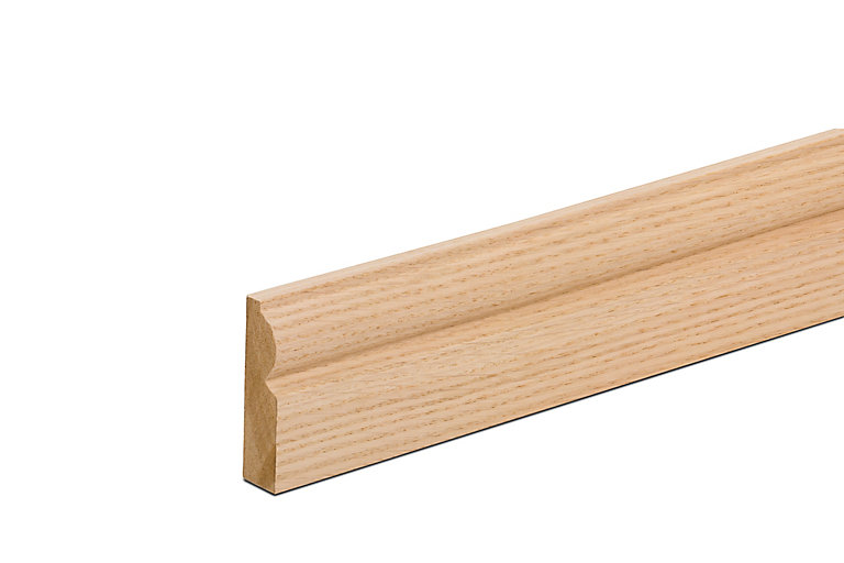 Product image for MDF Oak Torus Architrave (L)2.1m (W)69mm (T)18mm, Pack of 5