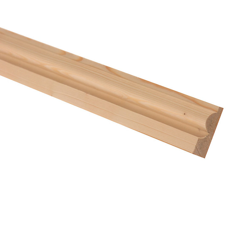 Product image for Metsä Wood Pine Torus Architrave (L)2.1m (W)58mm (T)15mm, Pack of 5