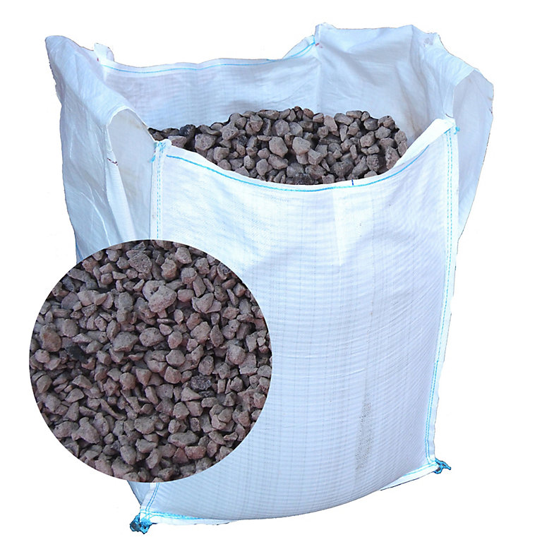 Product image for 10mm Limestone Chippings, Bulk Bag, 14.5m²