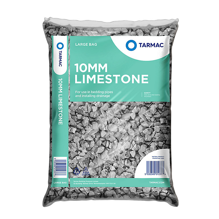 Product image for Tarmac 10mm Limestone Chippings, Large Bag