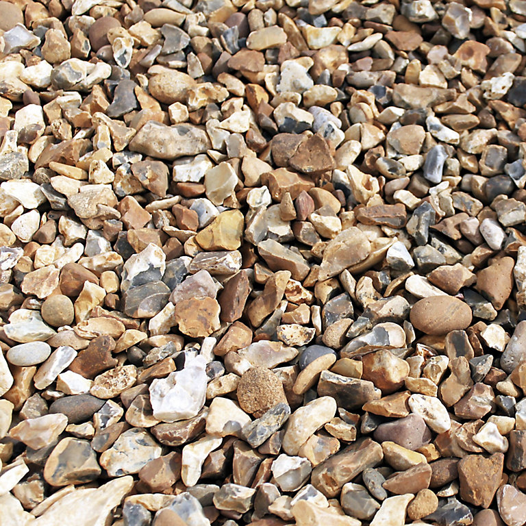 Product image for Blooma Gravel Golden brown Decorative stones, Large Bag