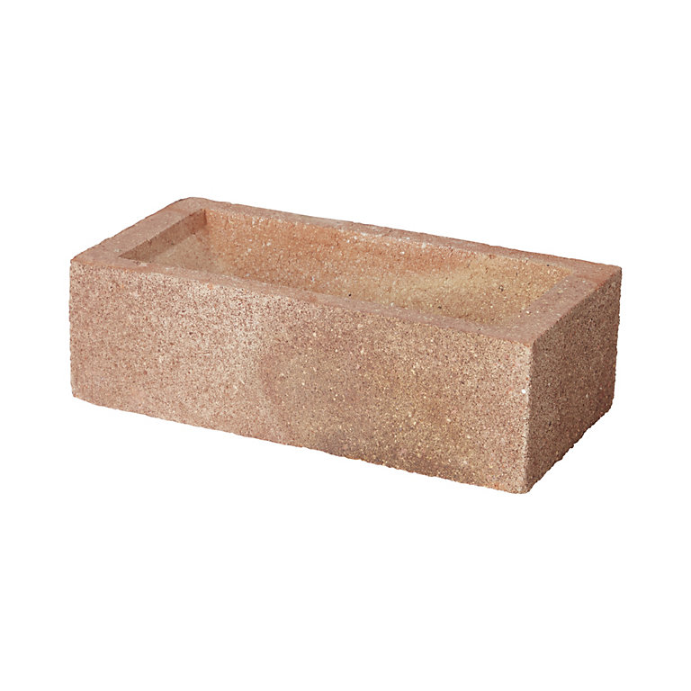 Product image for LBC Heather Rough Red Frogged Facing brick (L)215mm (W)102.5mm (H)65mm