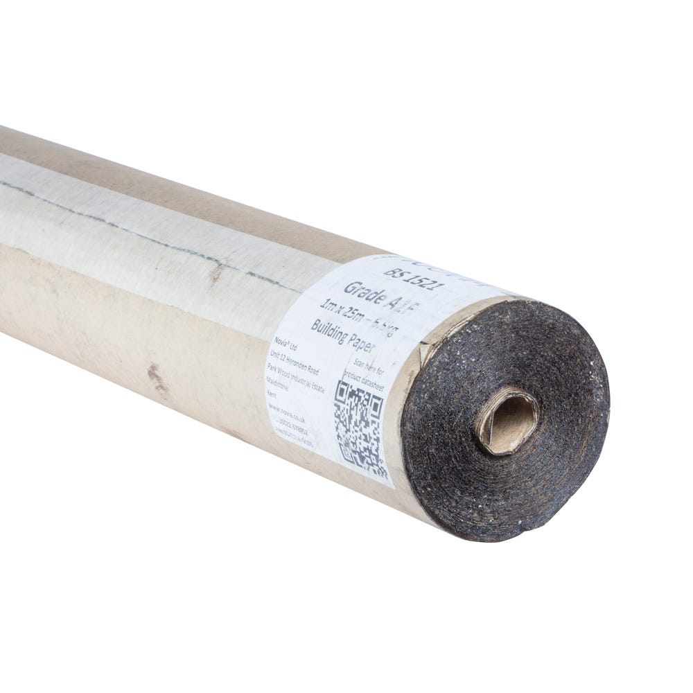 Product image for 1000mm X 25m Building Paper A1F