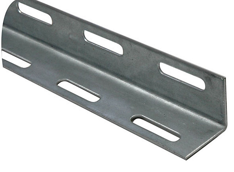 Product image for Varnished Cold-pressed steel Equal L-shaped Angle profile, (L)1m (W)27mm