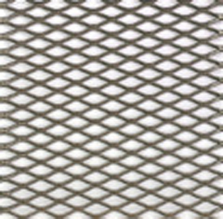 Product image for Silver effect Steel Perforated Sheet, (H)1000mm (W)500mm (T)0.5mm 580g