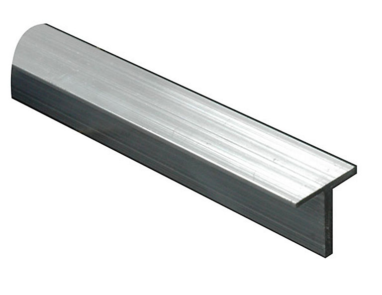 Product image for Aluminium Equal T-shaped Angle profile, (L)2m (W)20mm