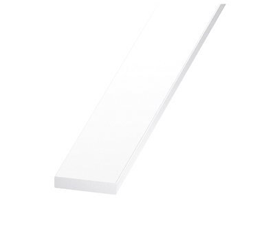 Product image for Matt PVC Flat Bar, (L)2m (W)25mm (T)5mm