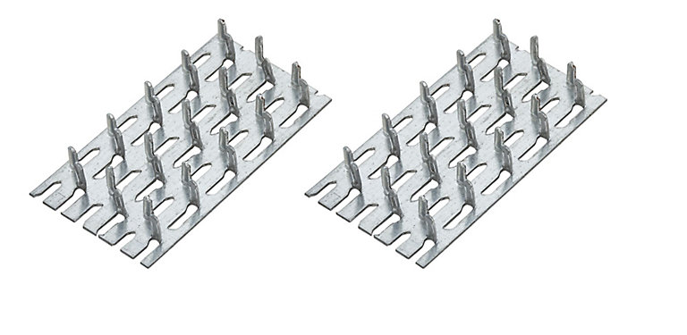 Product image for Zinc Timber connector (L)70mm (W)38mm , Pack of 4