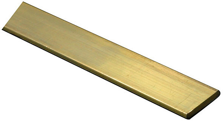 Product image for Brass Flat Bar, (L)1000mm (W)7mm (T)2.5mm