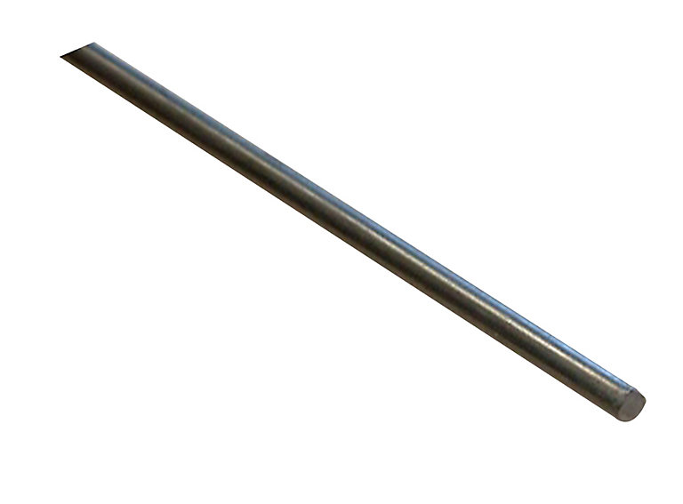 Product image for Varnished Drawn steel Round Bar, (L)1m (Dia)4mm