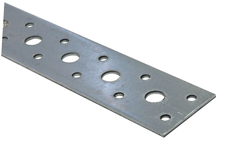Product image for Varnished Cold-pressed steel Flat Bar, (L)1000mm (W)40mm (T)2mm