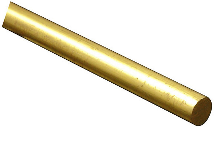 Product image for Brass Round Bar, (L)1m (Dia)8mm