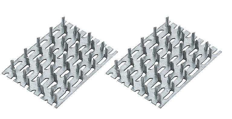 Product image for Zinc Timber connector (L)70mm (W)50mm , Pack of 4