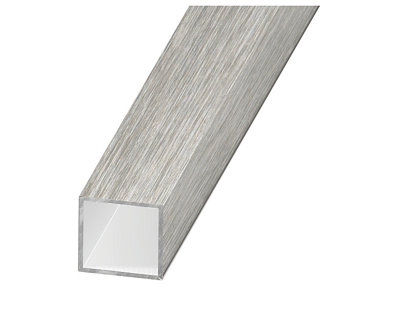 Product image for Anodised Aluminium Square Tube, (L)1m (W)10mm (T)1mm