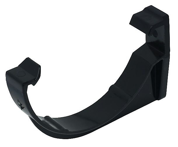Product image for FloPlast Black Half round Fascia Bracket (Dia) 112mm 1