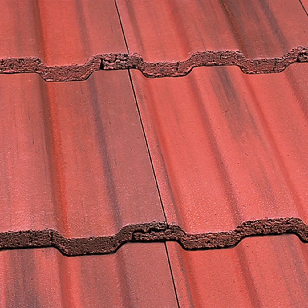 Product image for Marley Ludlow Plus Interlocking Roof Tile Concrete Old English Dark Red 387mm X 230mm