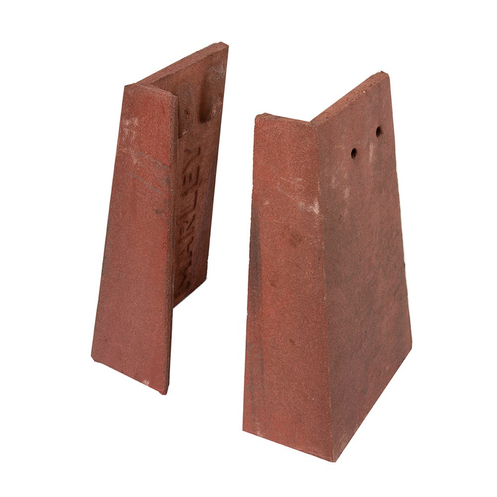 Product image for Marley Valley Tile Concrete Dark Red 35-50° 315mm X 275mm