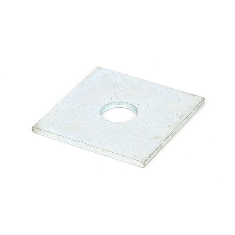 Product image for M12 50mm X 50mm Speed Pro Square Plate Washer Bright Zinc Plated Pack Of 100