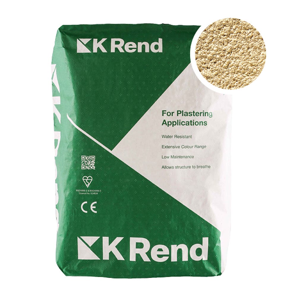 Product image for K Rend Silicone K1 Stone Scraped Render Coat 25kg Pallet Of 40