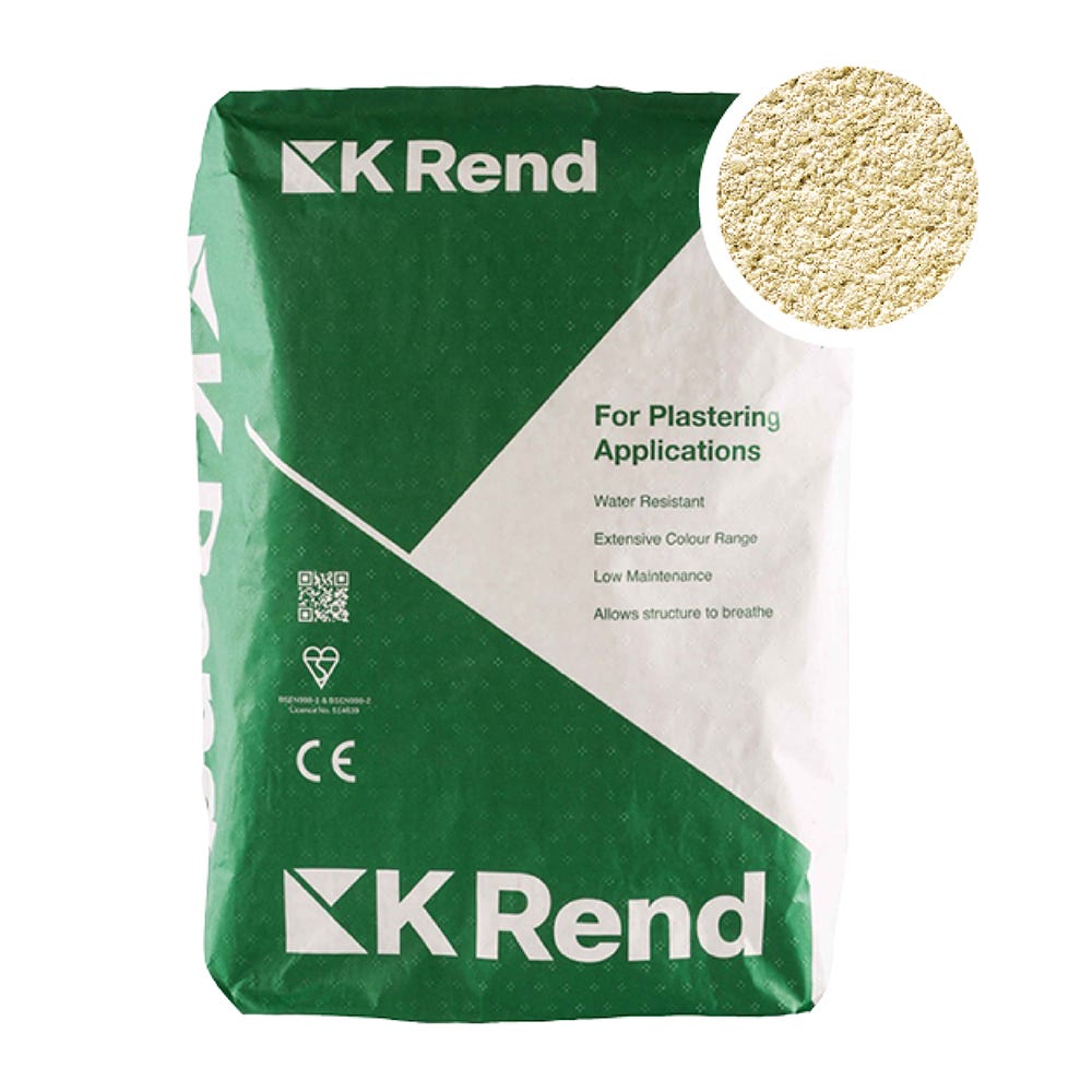 Product image for K Rend Silicone K1 York Scraped Render Coat 25kg Pallet Of 40