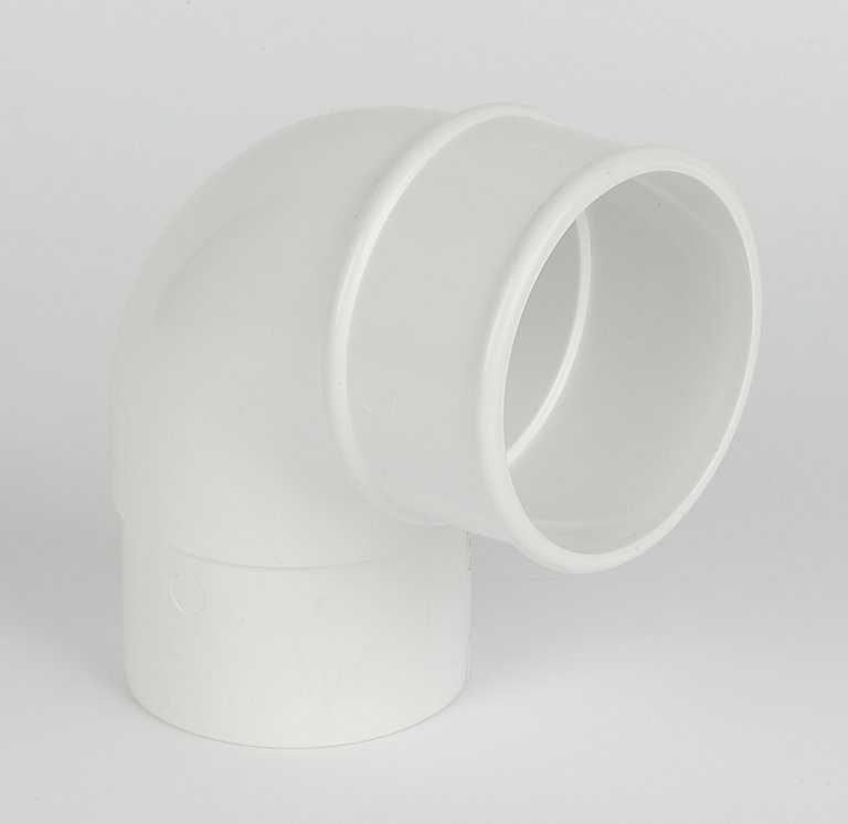 Product image for Round Downpipe Offset Bend 92.5 White 68mm