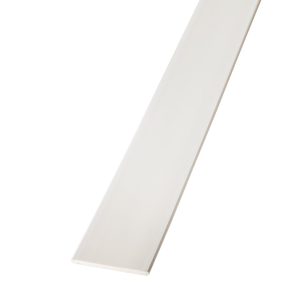 Product image for 6mm X 95mm Primacell Upvc Pencil Round Architrave Trim 5000mm White