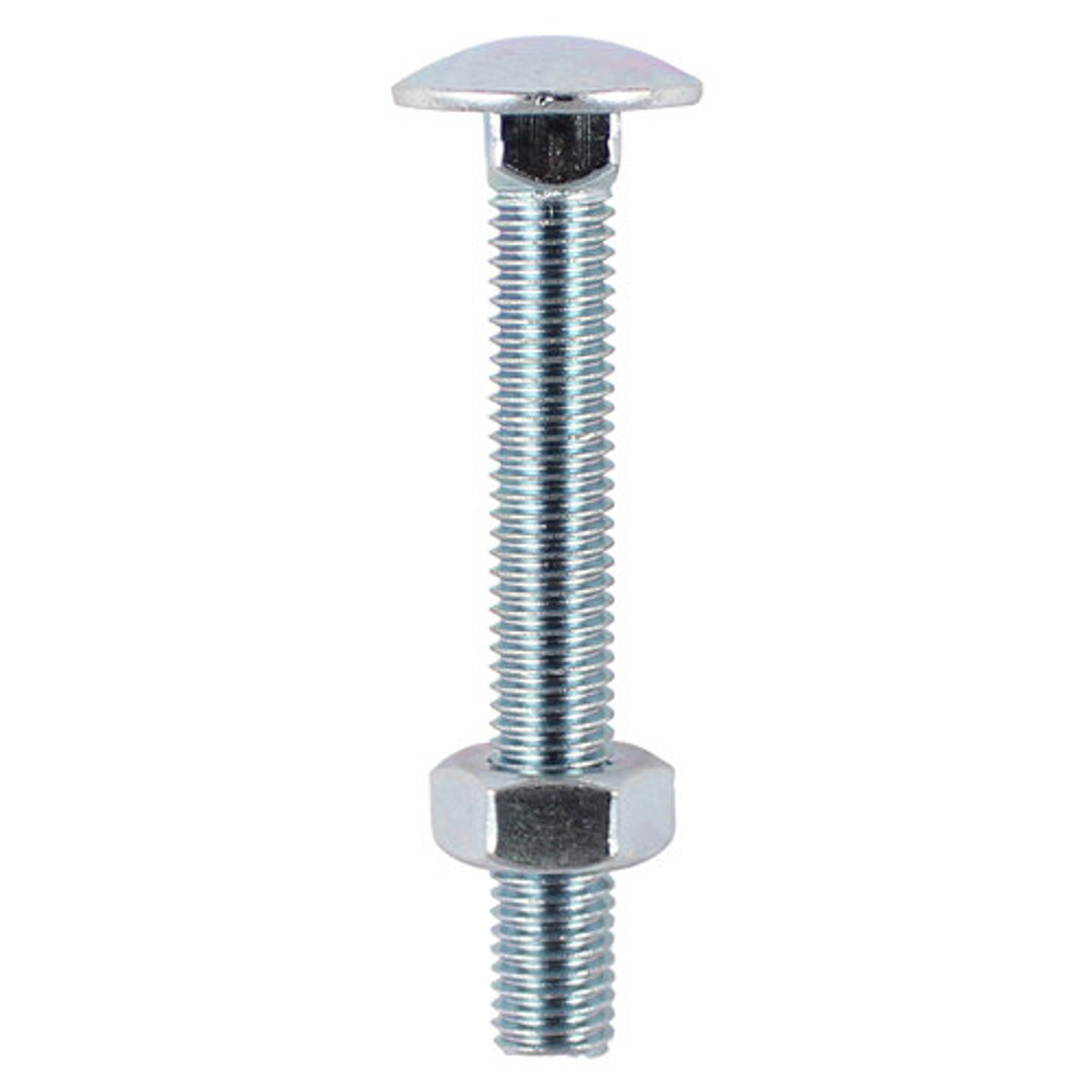 Product image for Timco Carriage Bolts & Hex Nuts Zinc DIN603 M10 x 150 (14 Pack) 10150CBB