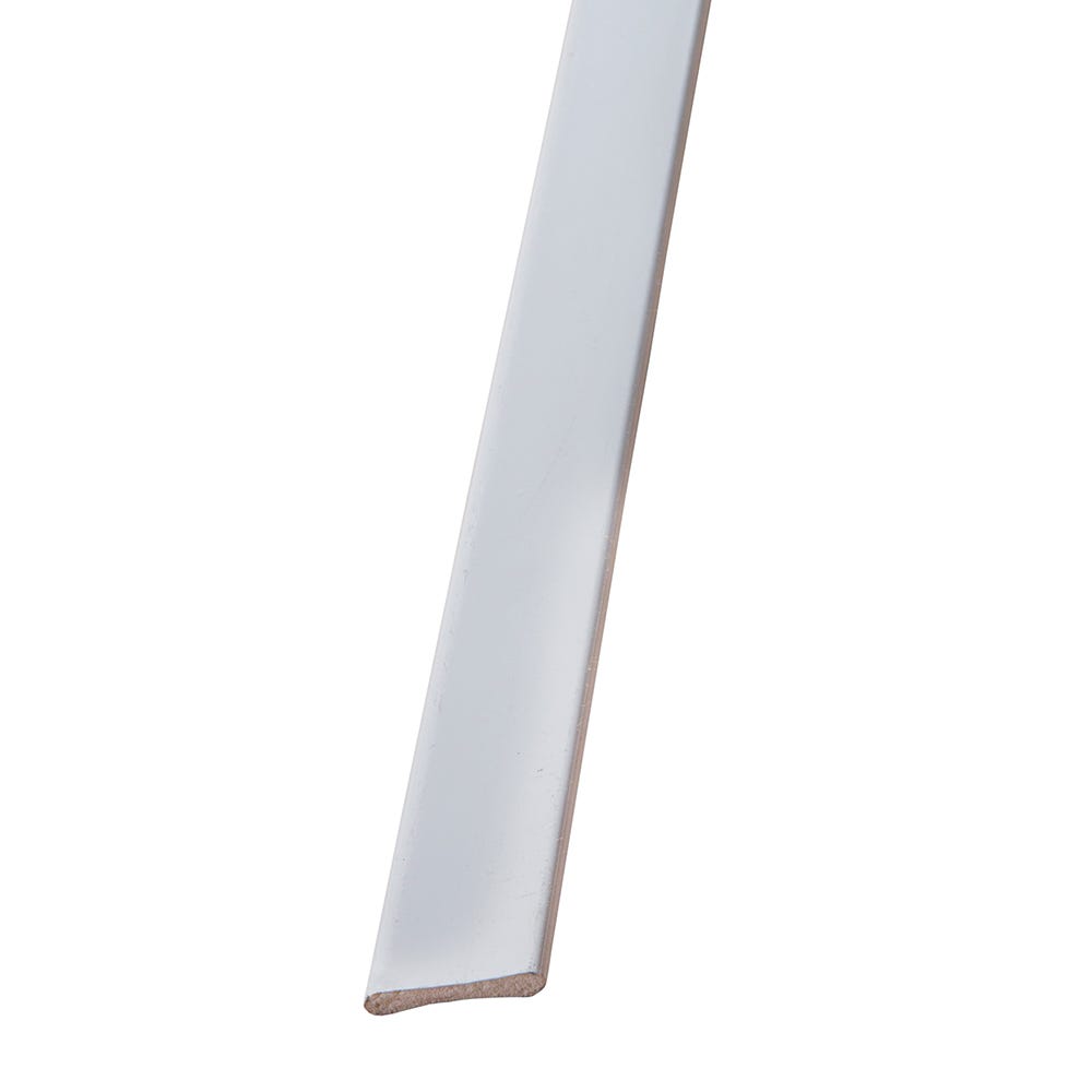 Image of 6mm X 28mm Primacell Upvc Edge Fillet Trim White 5000mm White