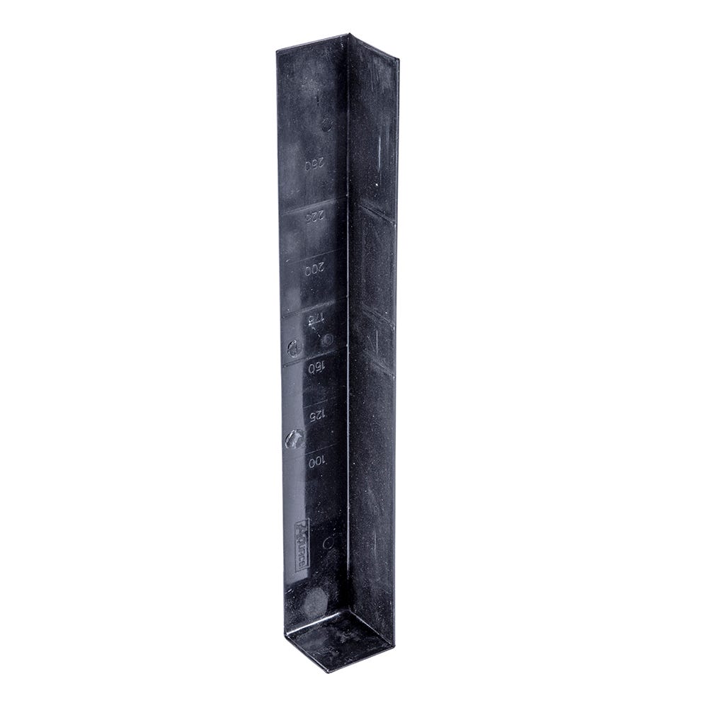 Product image for 42mm X 300mm Primacell Upvc External Fascia Corner 90° Black