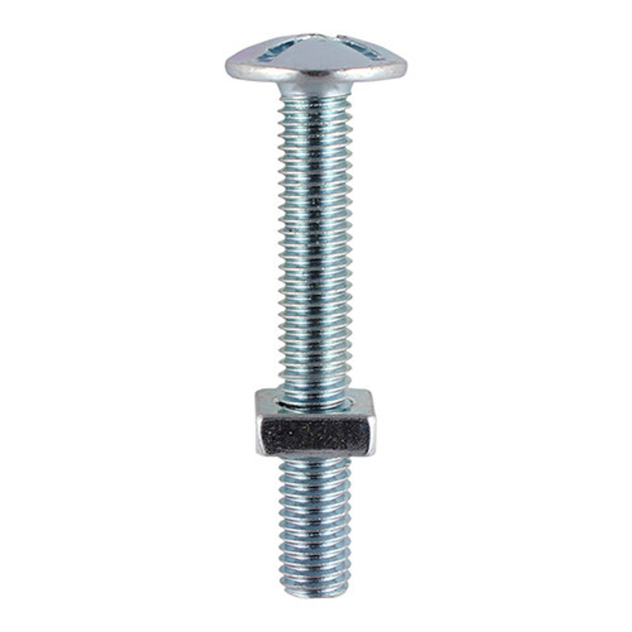Product image for Timco Roofing Bolts & Square Nuts Zinc M6 x 30mm (10 Pack) 0630RBP