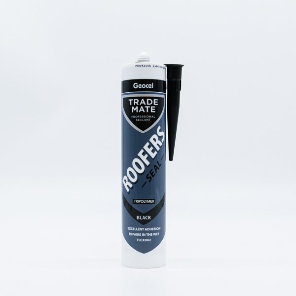 Product image for Geocel Trade Mate Roofers Seal Silicone Sealant Black 310ml
