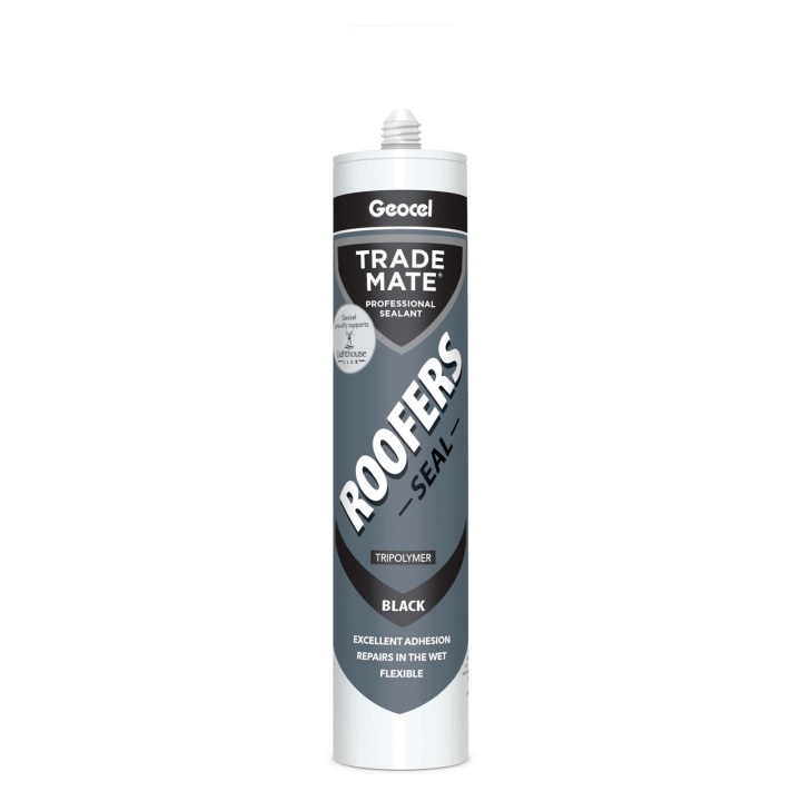 Image of Geocel Trade Mate Roofers Seal Silicone Sealant Black 310ml