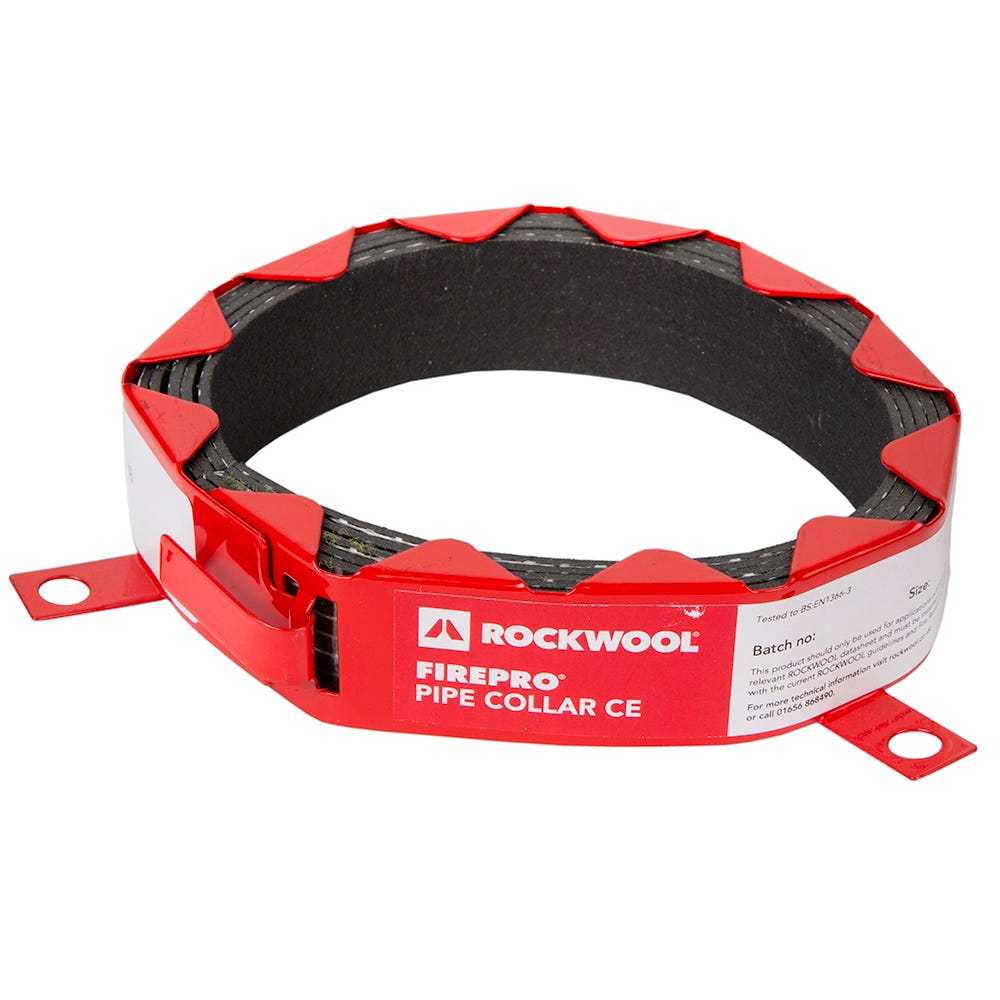 Product image for Rockwool 110mm Fire Rated Pipe Collar