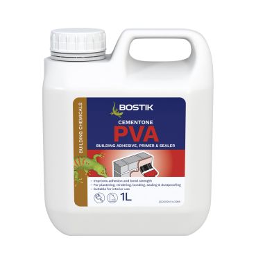 Image of Bostik Cementone Rendabond Pva Adhesive & Sealer 5 To 1 Dilution Rate 1 Litre