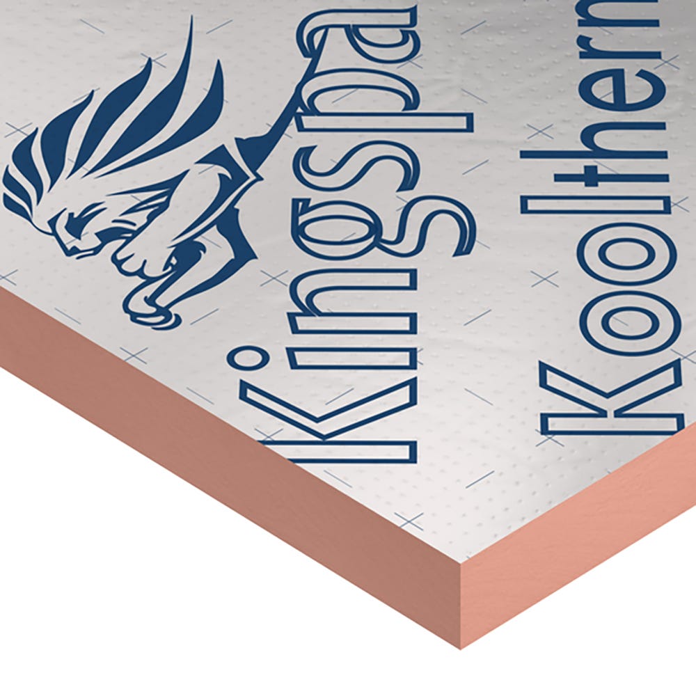 Image of 25mm Kingspan Kooltherm K107 Pitched Roof Board 2400mm X 1200mm (8' X 4')
