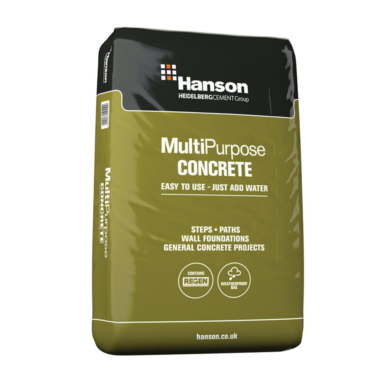 Product image for Hanson Maxipack Multi Purpose Concrete in Plastic Bag 20kg