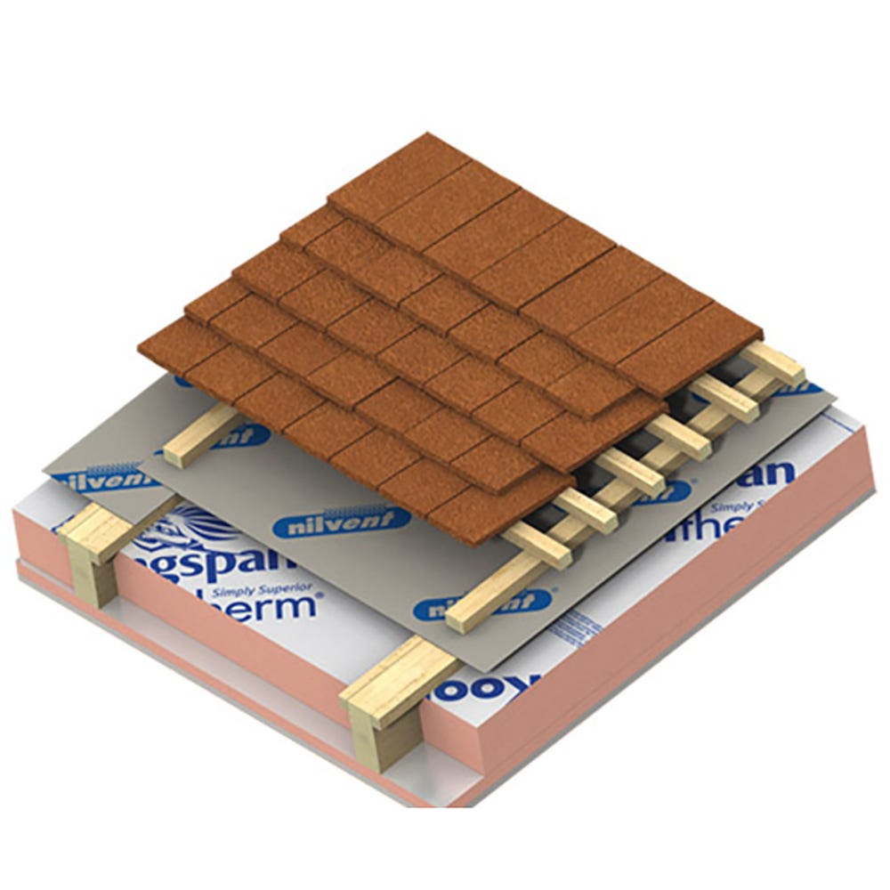 Product image for 80mm Kingspan Kooltherm K107 Pitched Roof Board 2400mm X 1200mm (8' X 4')
