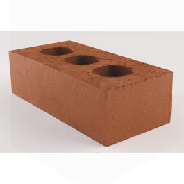 Product image for Ibstock Red 65mm x 102mm x 215mm Class B Perforated Engineering Brick